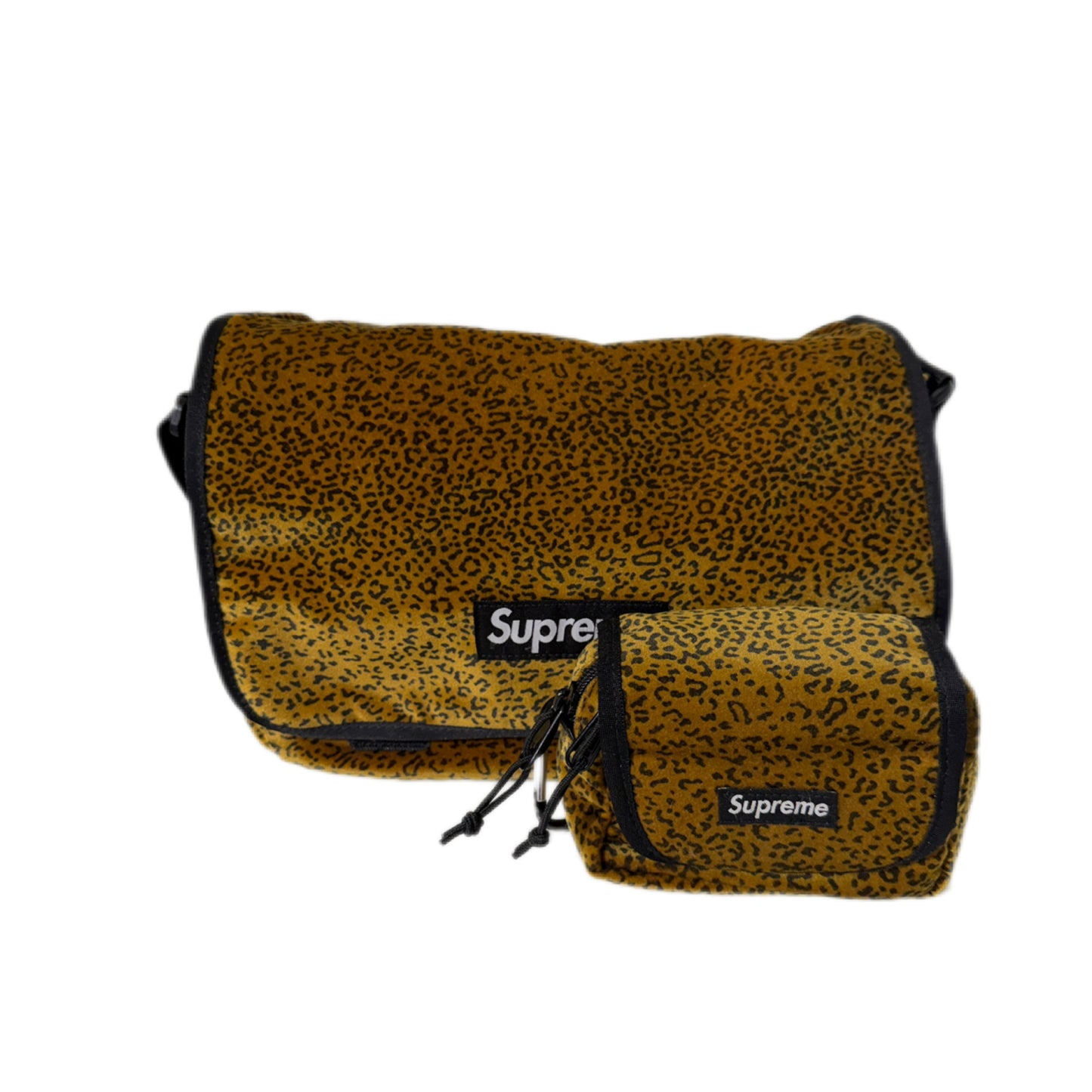 Supreme Velvet Small Messenger bag Yellow