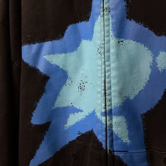 Dripoholics D Star Zip Hoodie Black