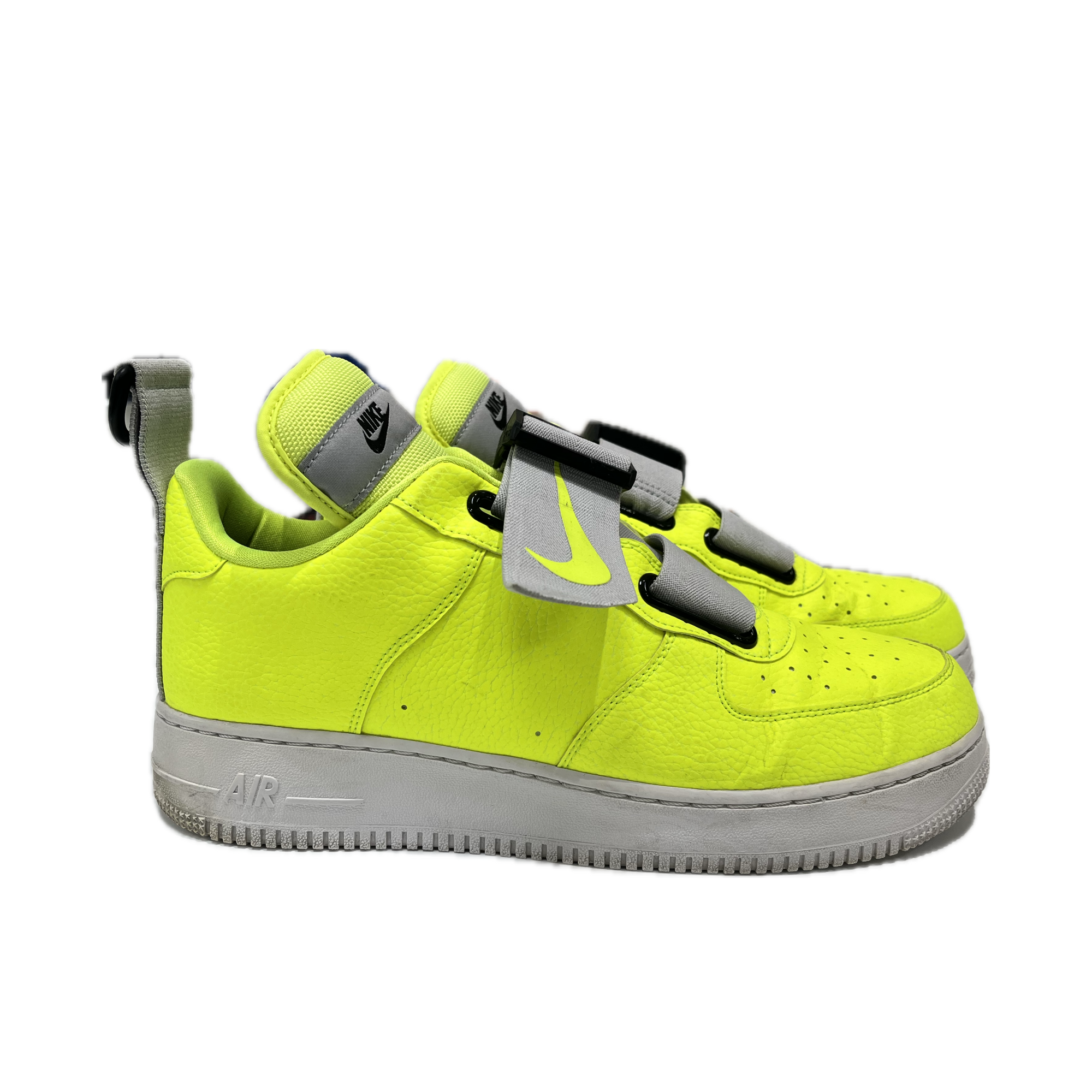 Nike Sneaker Nike Air Force Utility Strap Volt Size 12 Nike Air