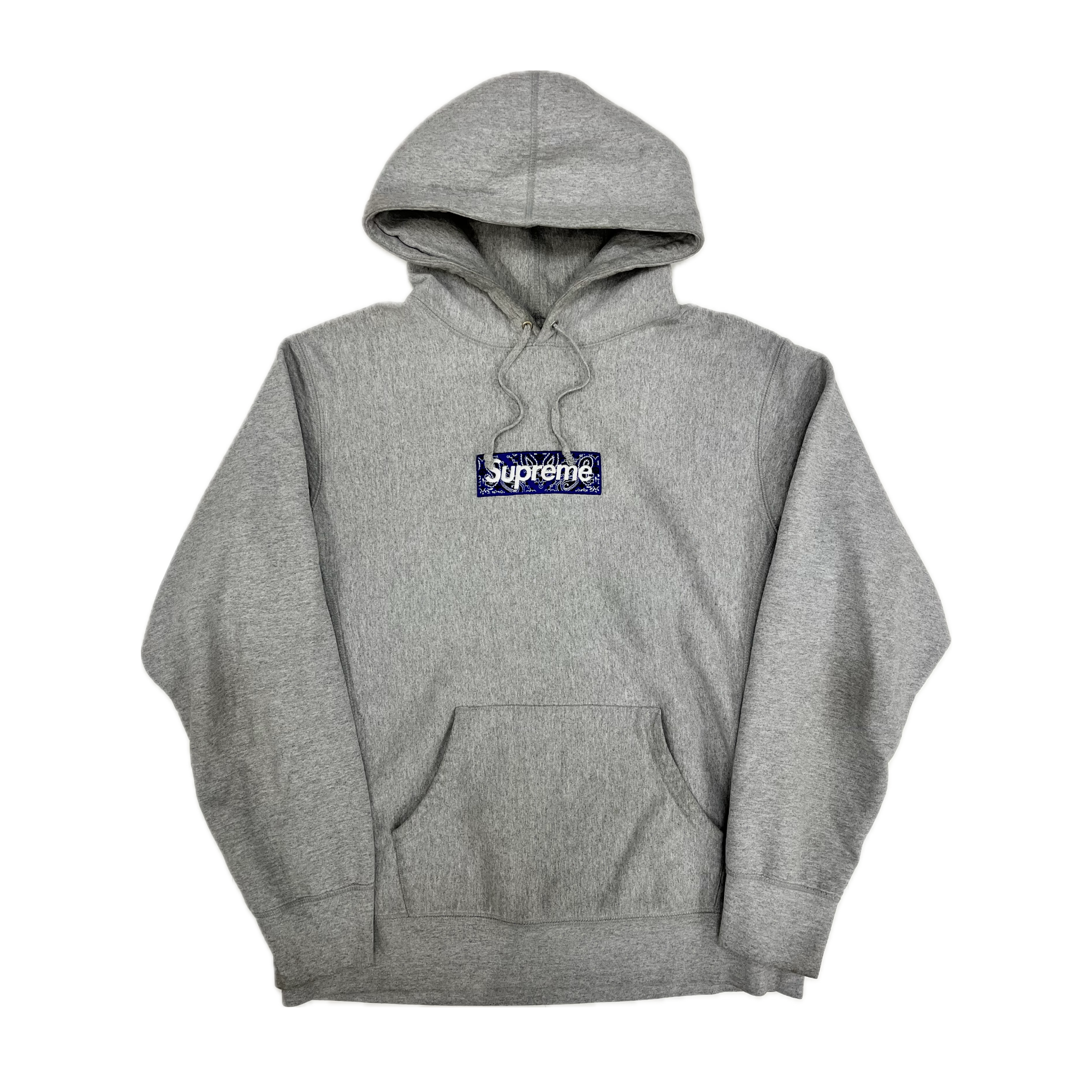 Supreme Bandana Box Logo Hoodie Grey – Cruizer Vintage Supreme Bandana Box Logo Hoodie Grey – Cruizer Vintage