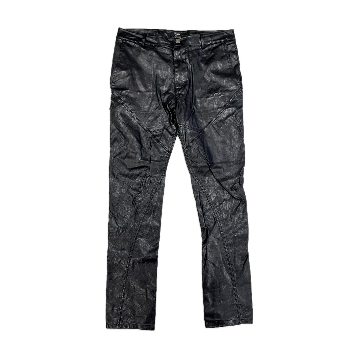 Jaded London Leather Pants Black