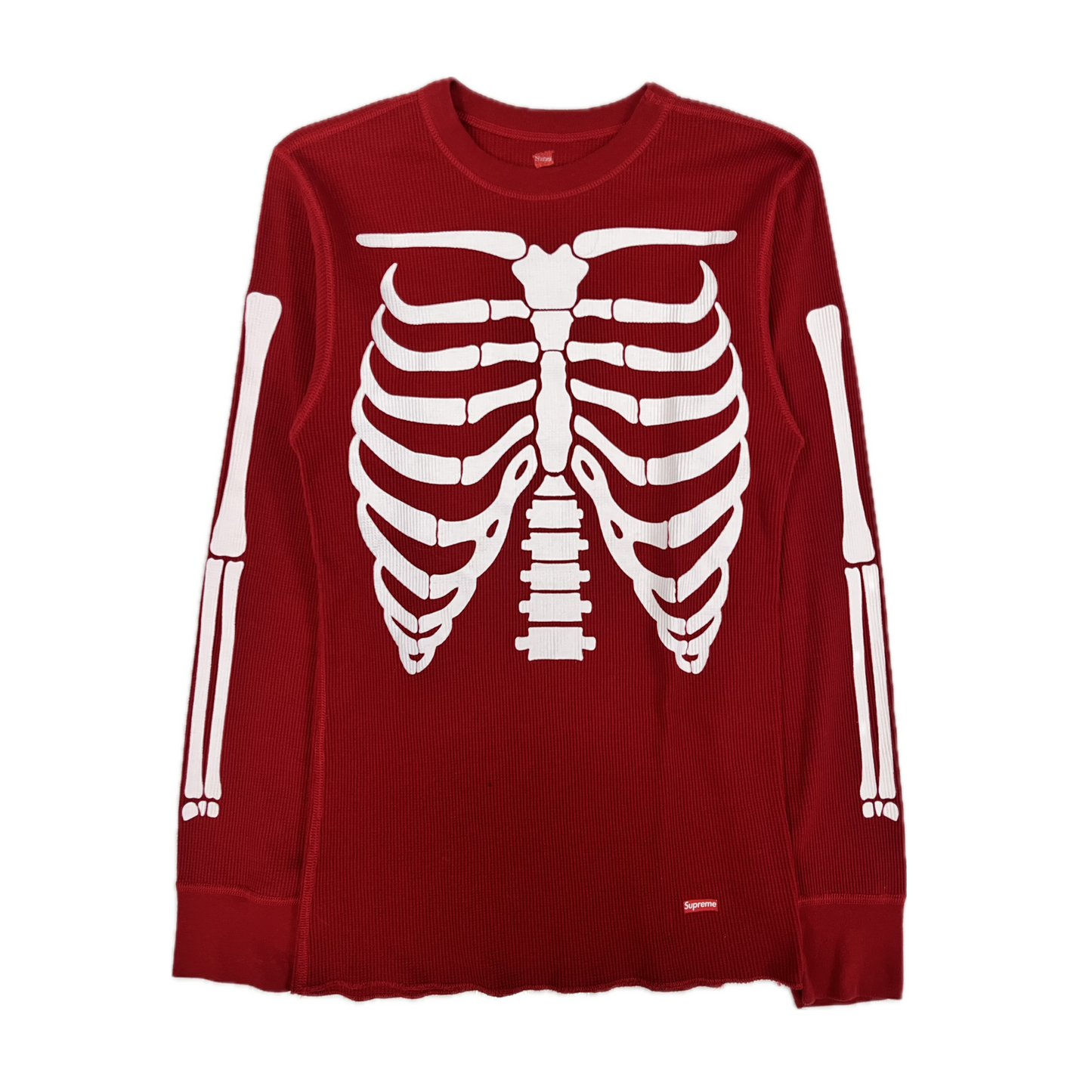 Supreme Hanes Bones Thermal Crew Red