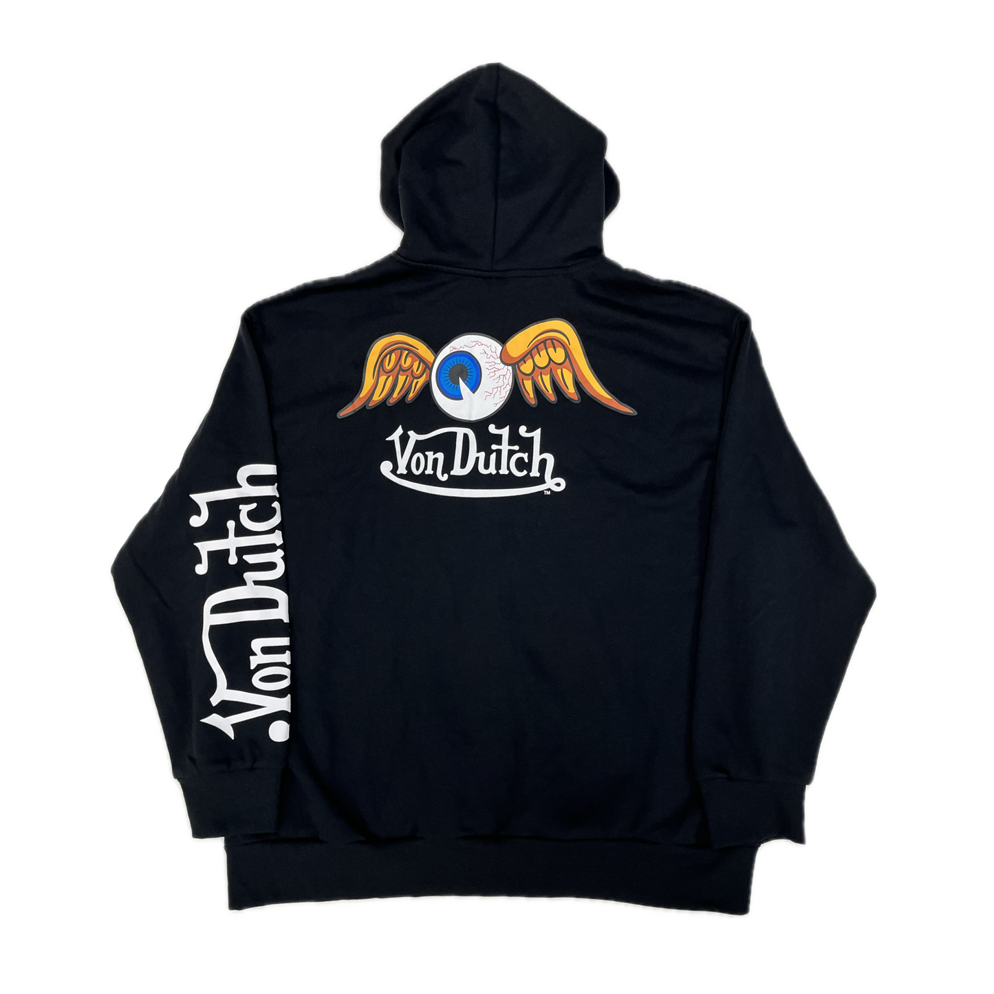 Von Dutch Zip Hoodie Black