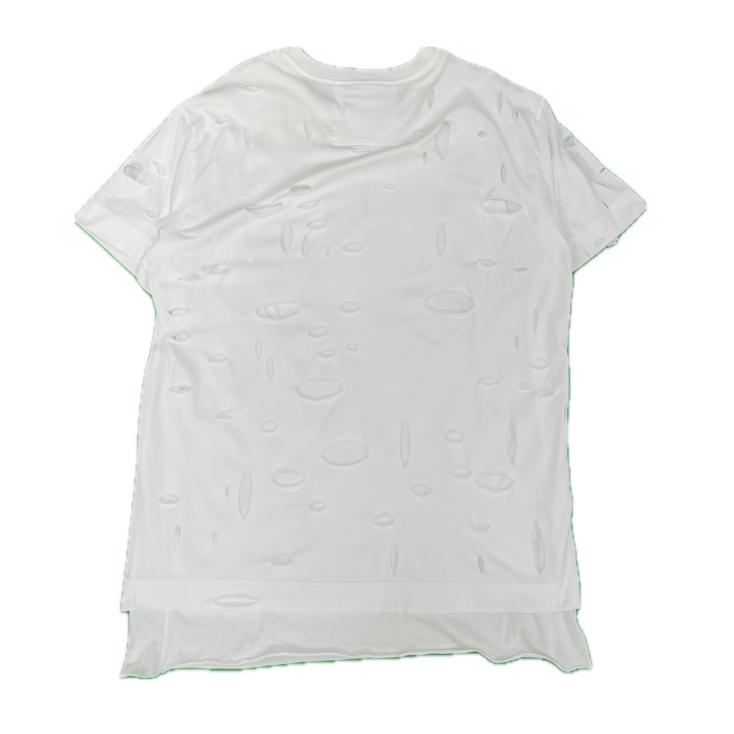 Givenchy Logo Distressed Tee White