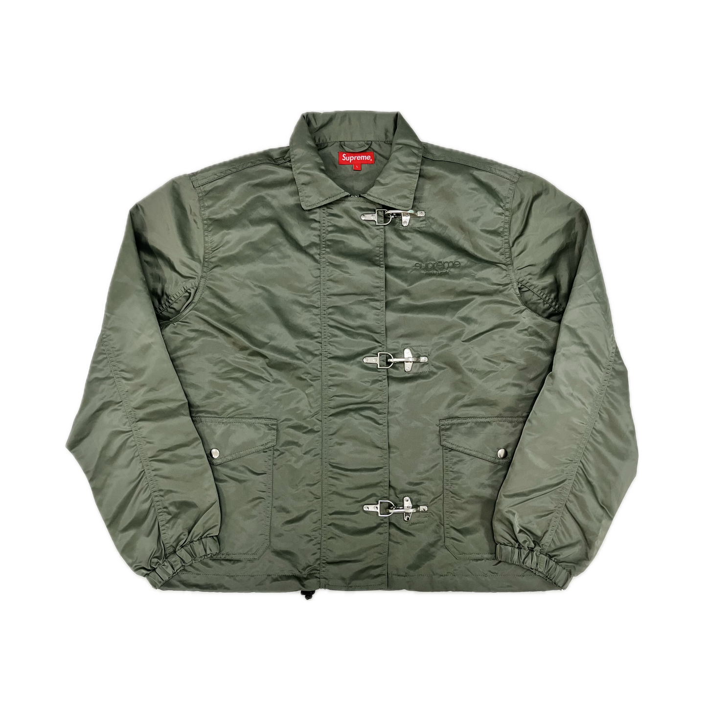 Supreme Nylon Turnout Jacket Olive