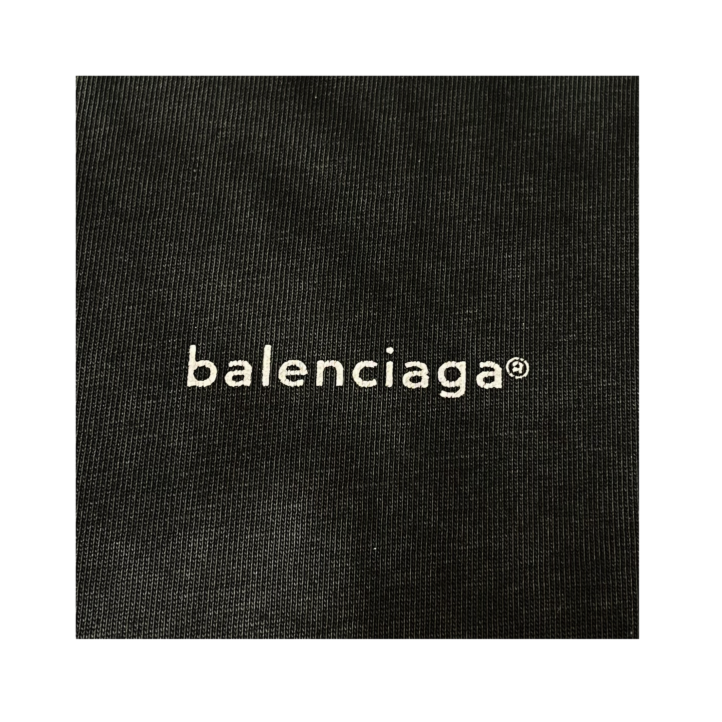 Balenciaga Logo Tee Black