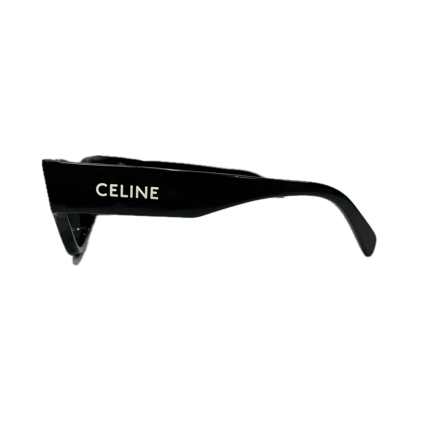 Celine Cat Eye-Frame Acetate Sunglasses Black