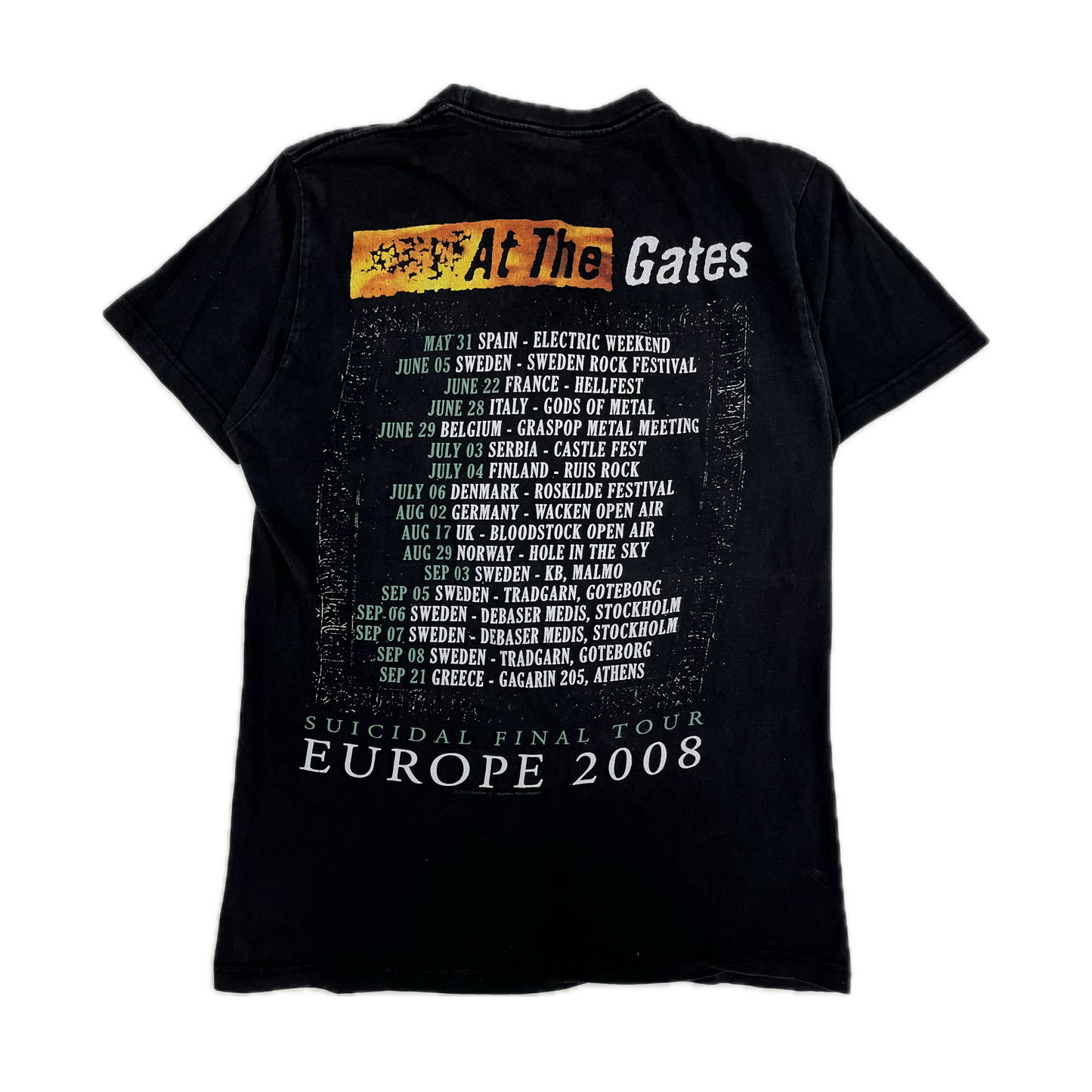 At The Gates Tee Black