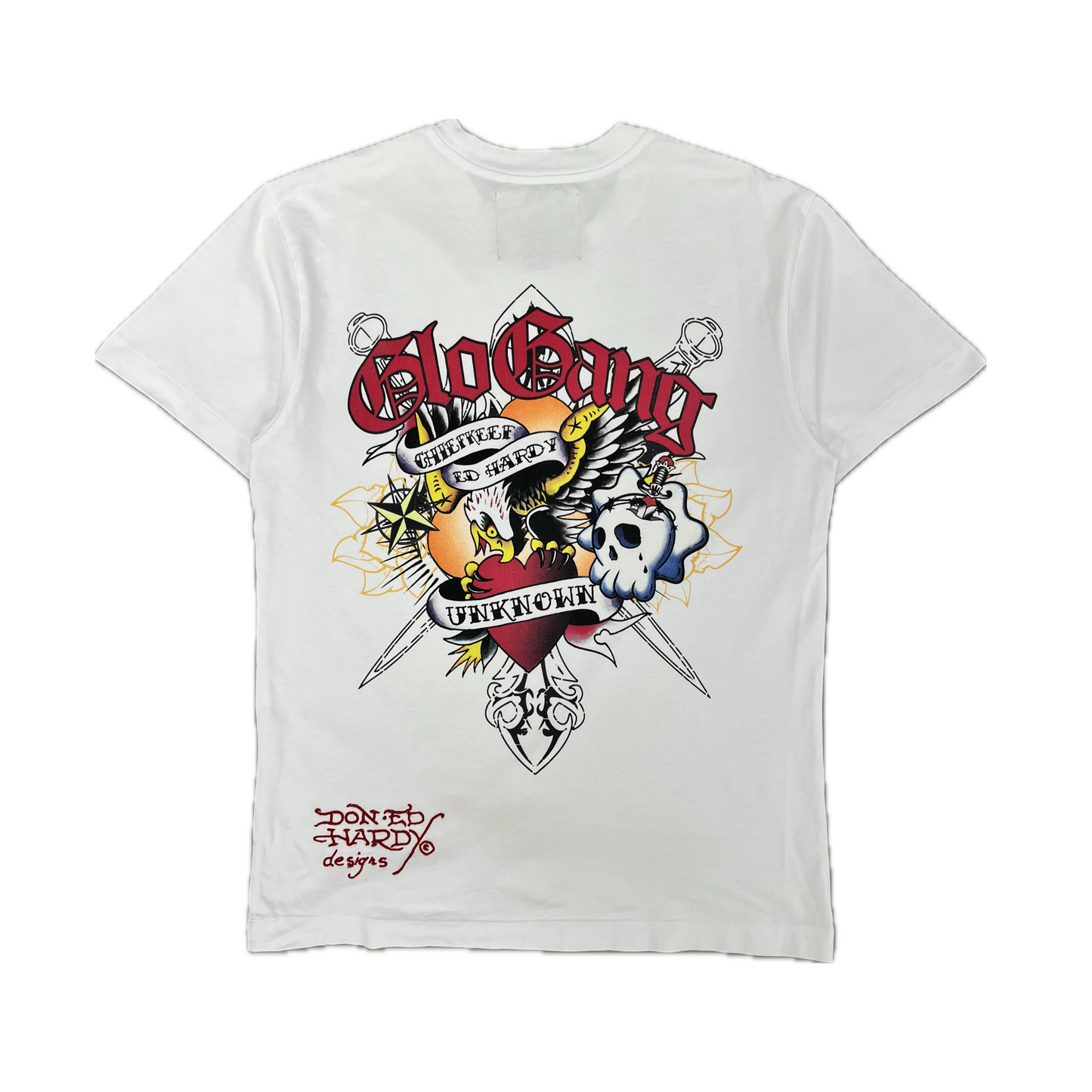 Chief Keef x Ed Hardy Tee White
