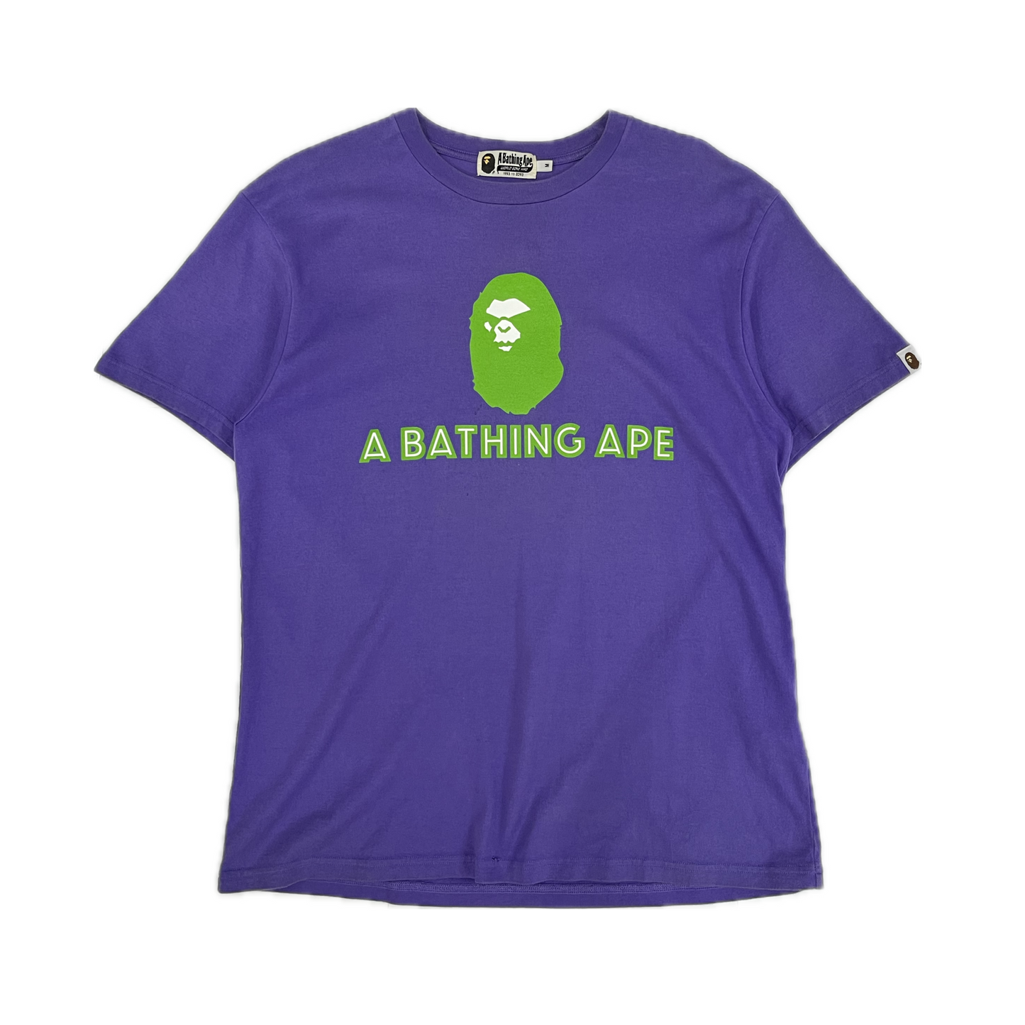 Bape Relaxed Mad Face Tee Purple