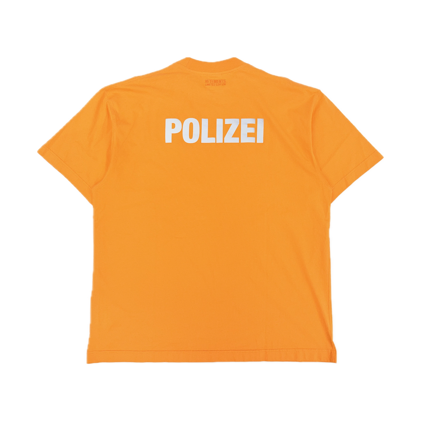 Vetements Polizei Tee Orange