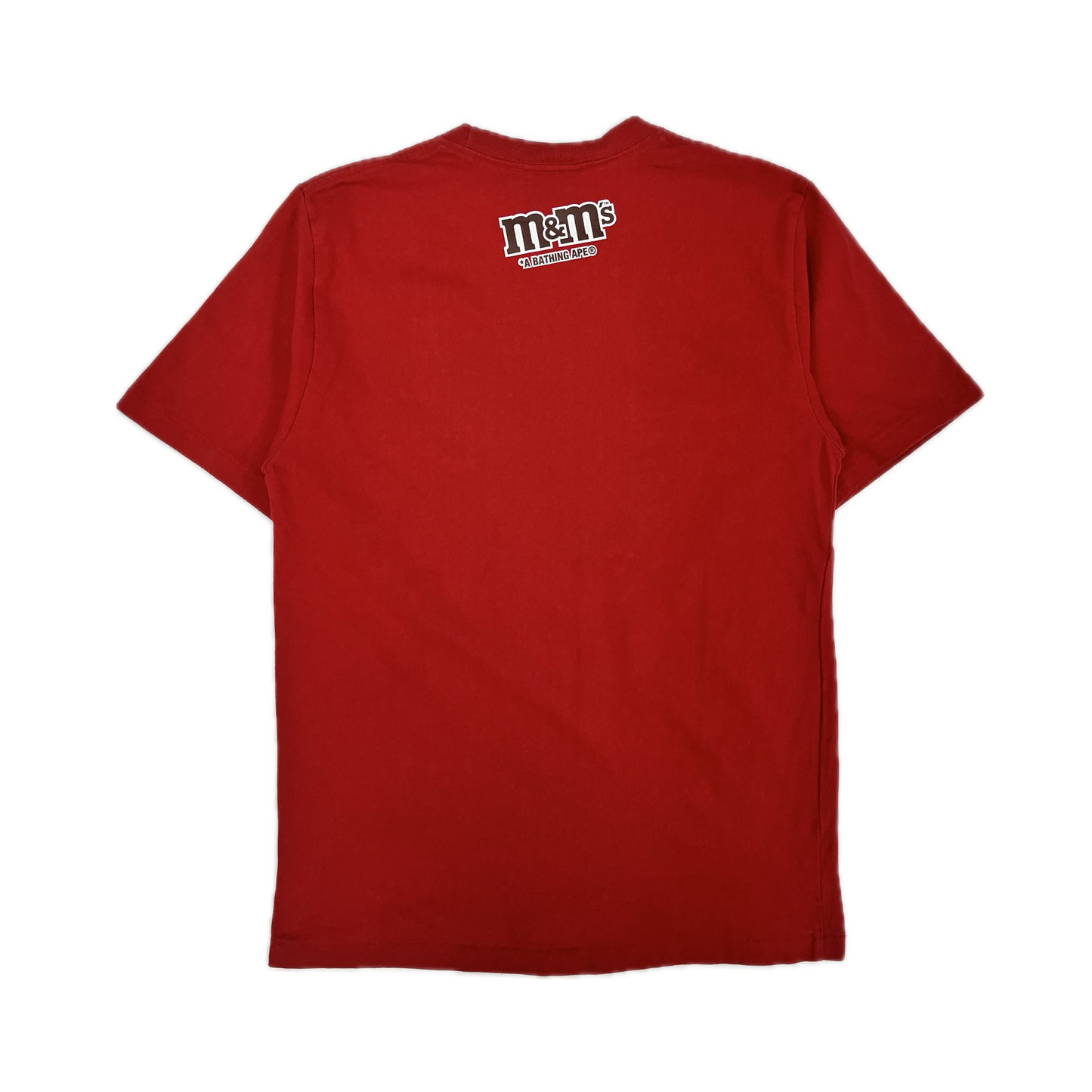 Bape x M&M's Womens College Tee Red