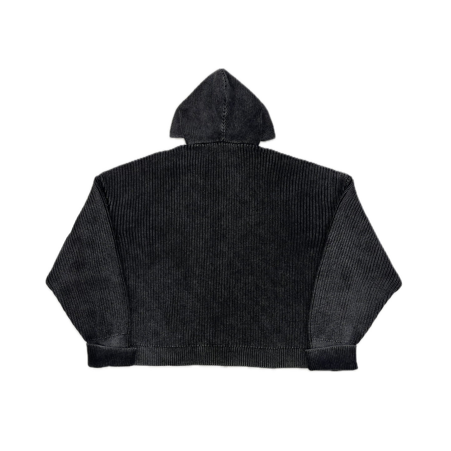 Represent Ribbed Zip Through Hoodie