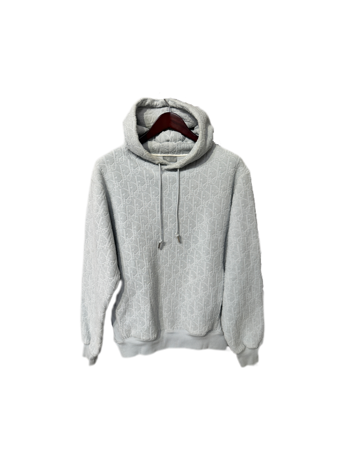 Dior Oblique Monogram Logo Hoodie Blue