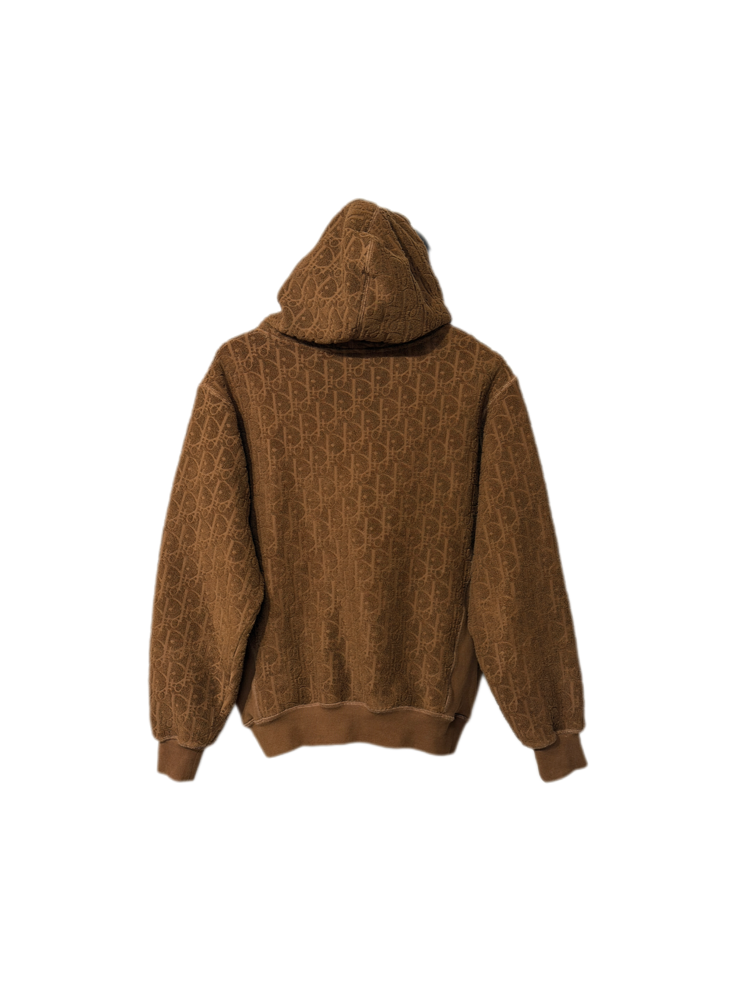 Dior Oblique Monogram Logo Hoodie Brown
