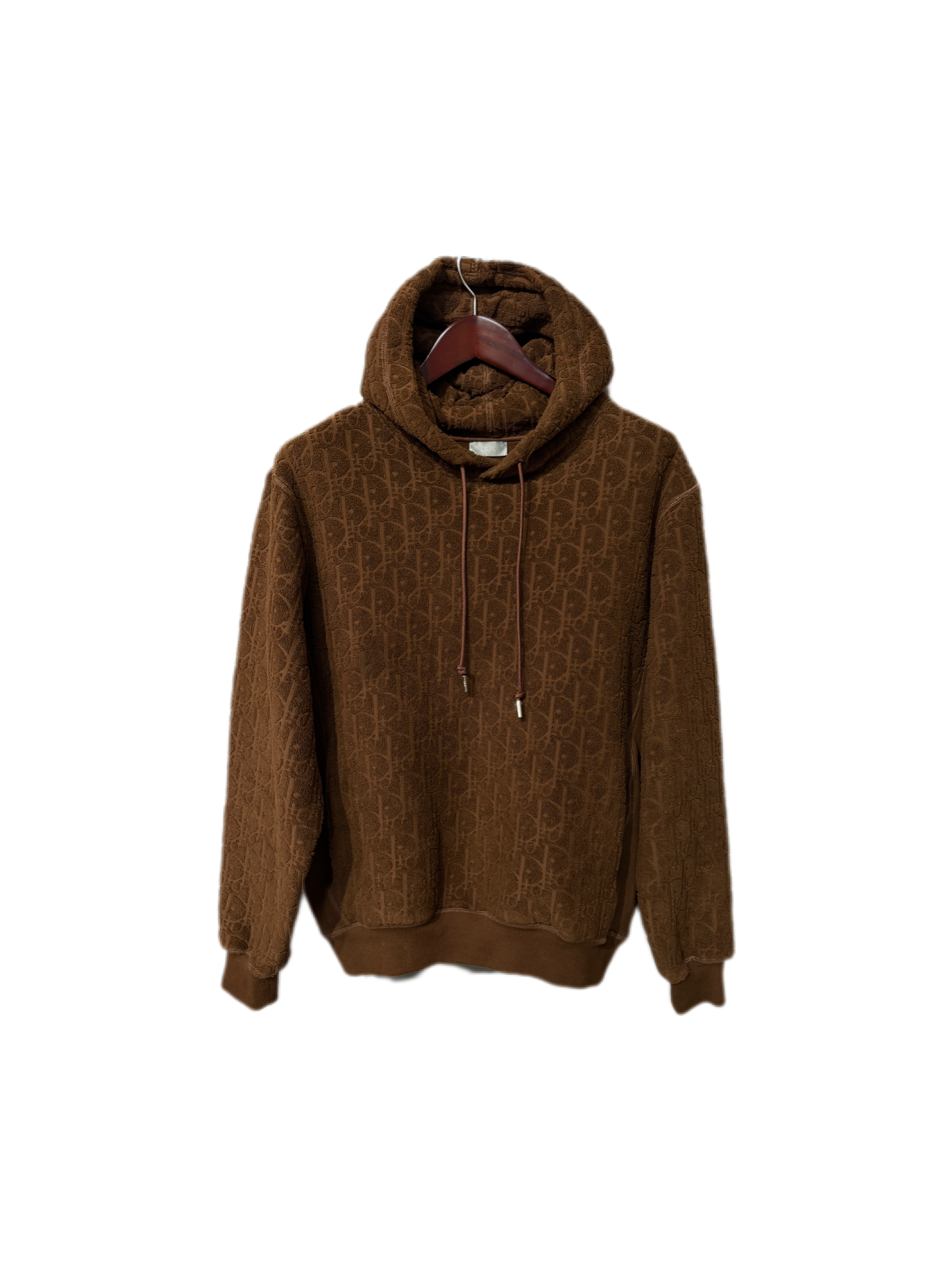 Dior Oblique Monogram Logo Hoodie Brown