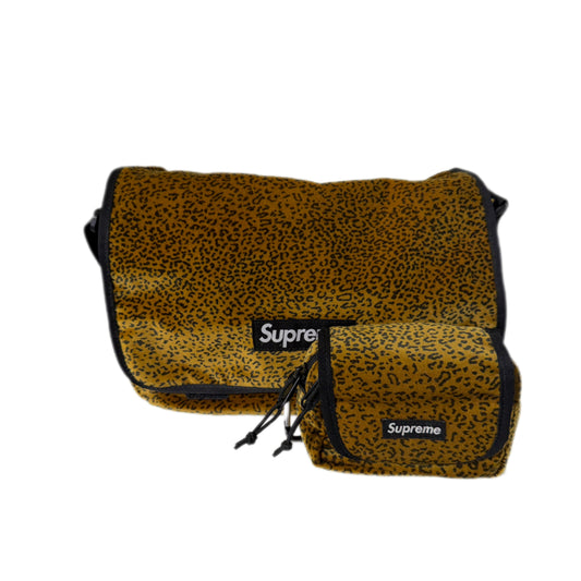 Supreme Velvet Small Messenger bag Yellow