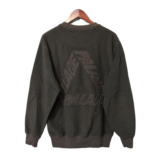 Palace Reverse P Crewneck Brown