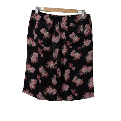 Gucci Floral Silk Shorts Black