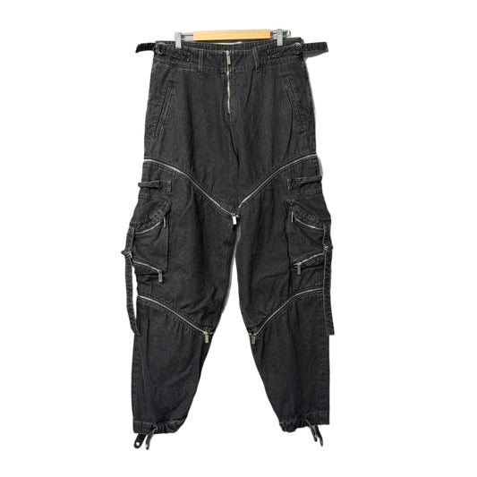 Off White Zip Cargo Pants Black