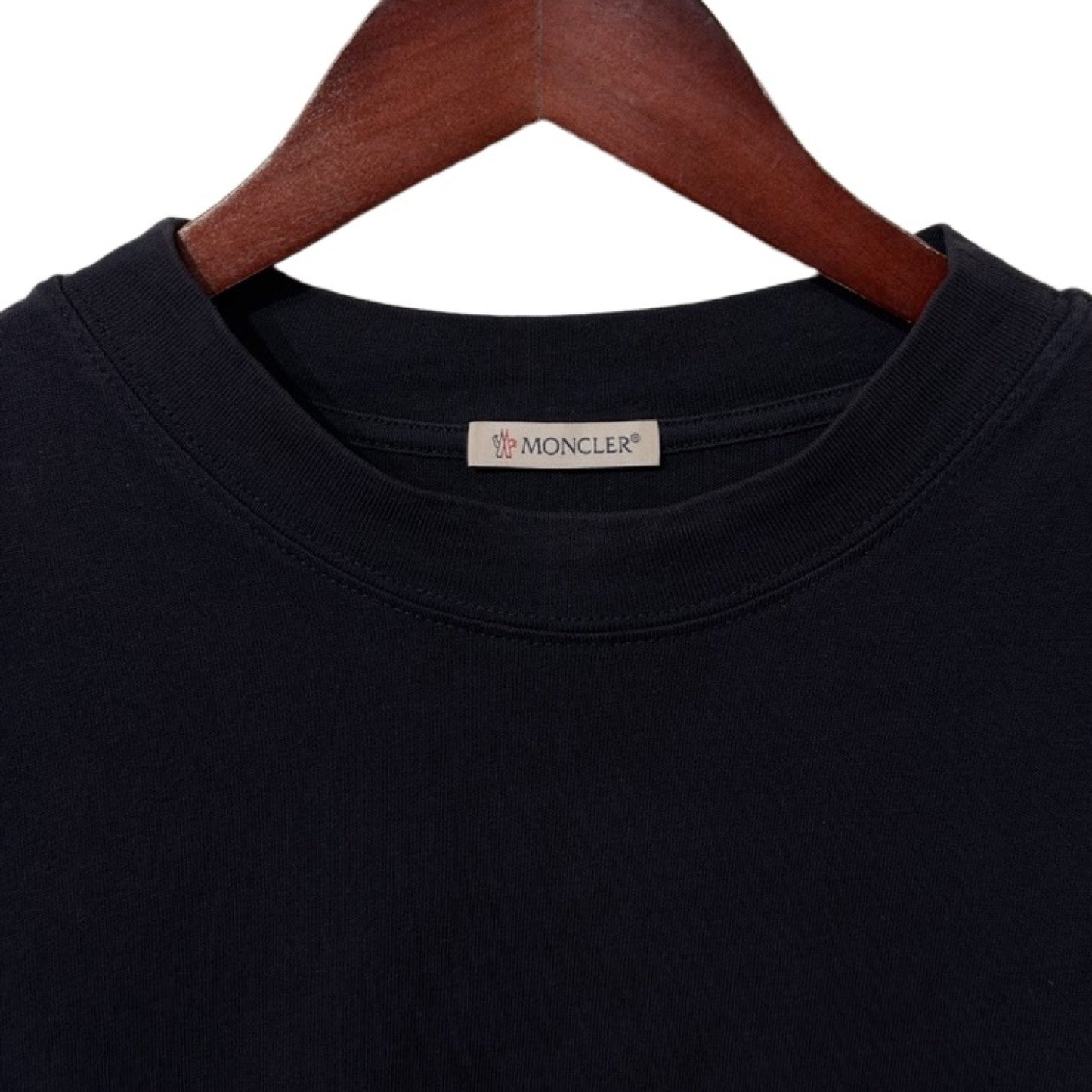 Moncler Logo Tee Navy