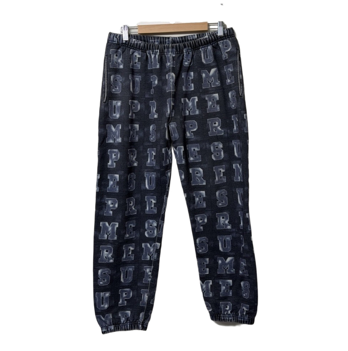 Supreme Blocks Sweatpants Navy