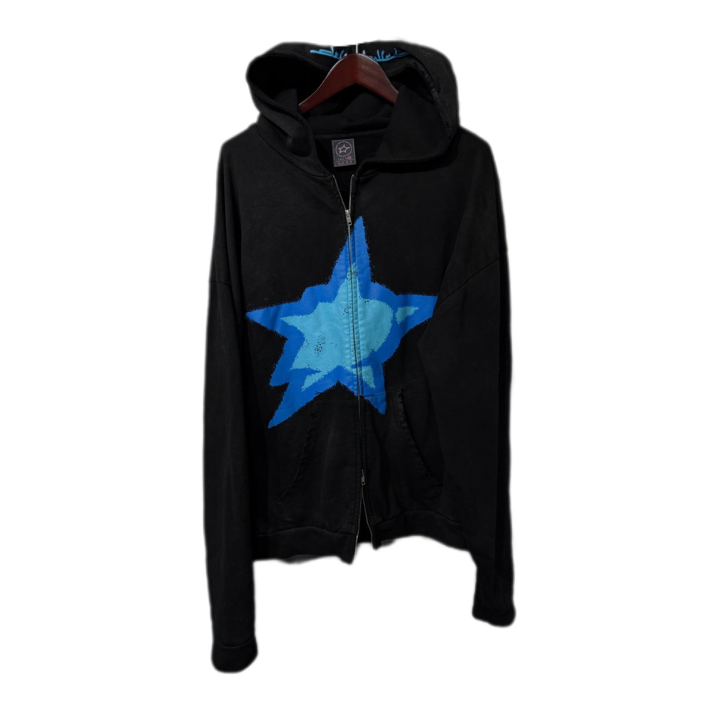 Dripoholics D Star Zip Hoodie Black