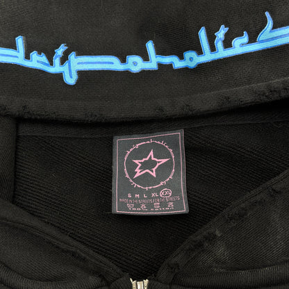 Dripoholics D Star Zip Hoodie Black