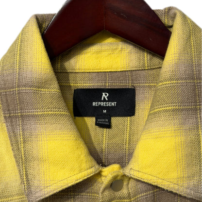 Represent Vintage Flannel Shirt Yellow
