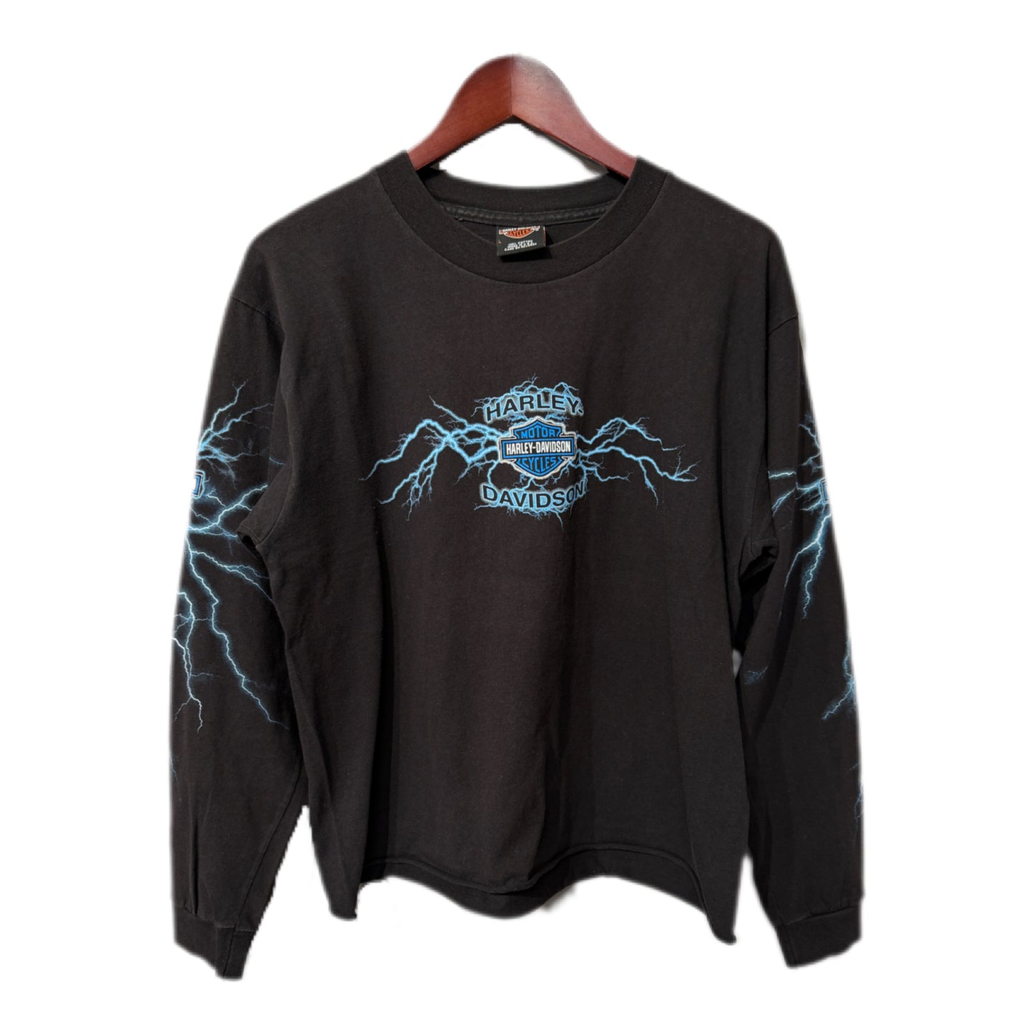Harley Davidson Lightning Tee Black