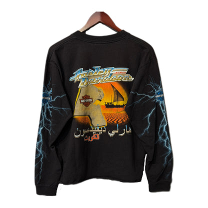 Harley Davidson Lightning Tee Black