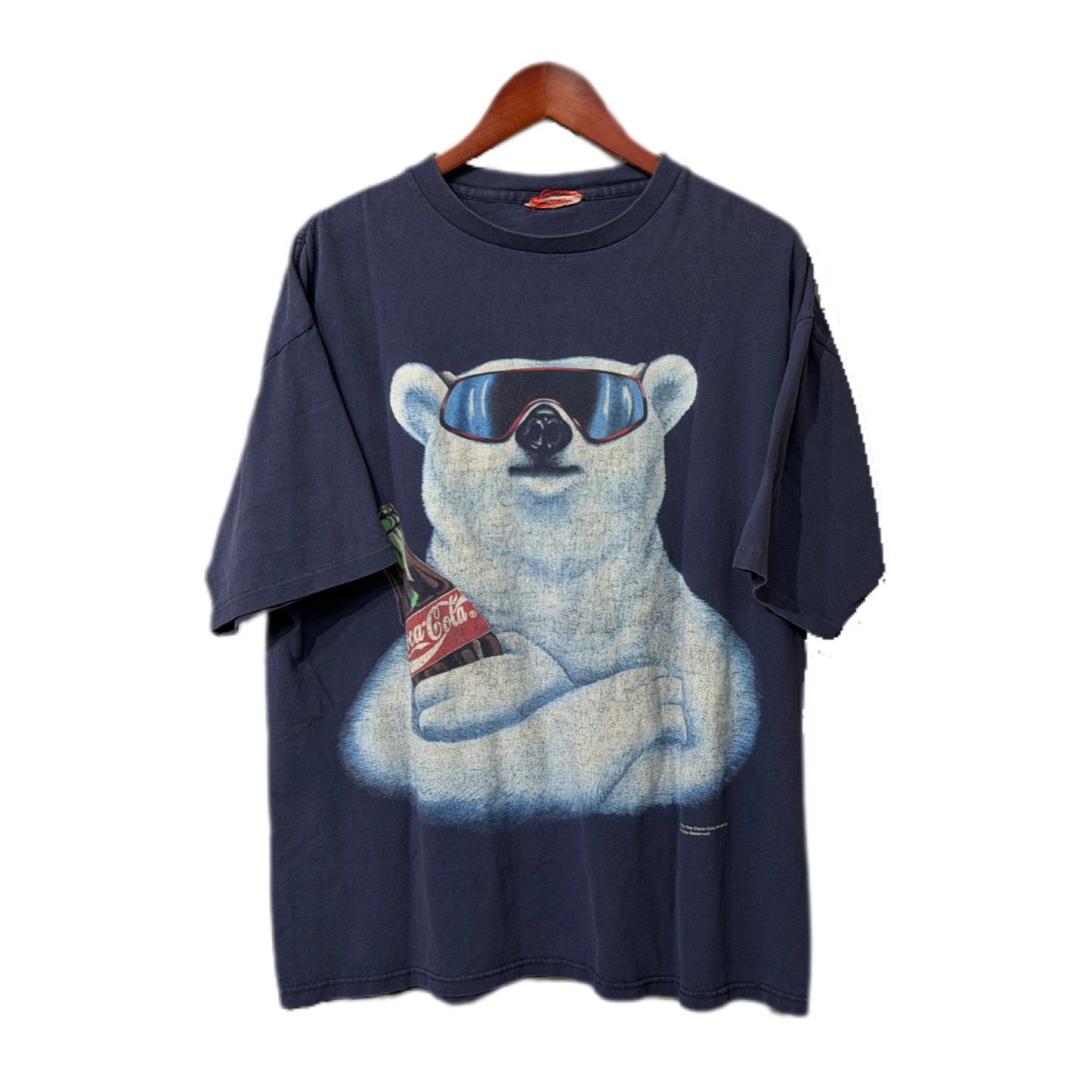 Coca Cola Vintage 1994 Bear Tee Dark Navy
