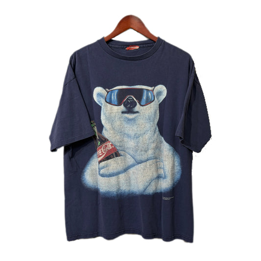 Coca Cola Vintage 1994 Bear Tee Dark Navy