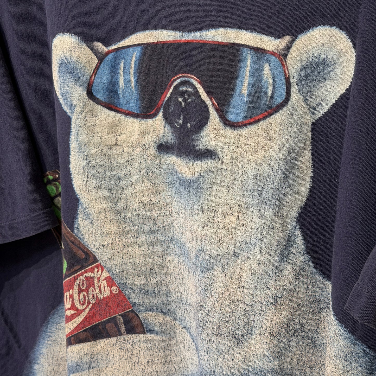 Coca Cola Vintage 1994 Bear Tee Dark Navy
