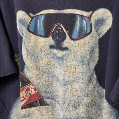 Coca Cola Vintage 1994 Bear Tee Dark Navy