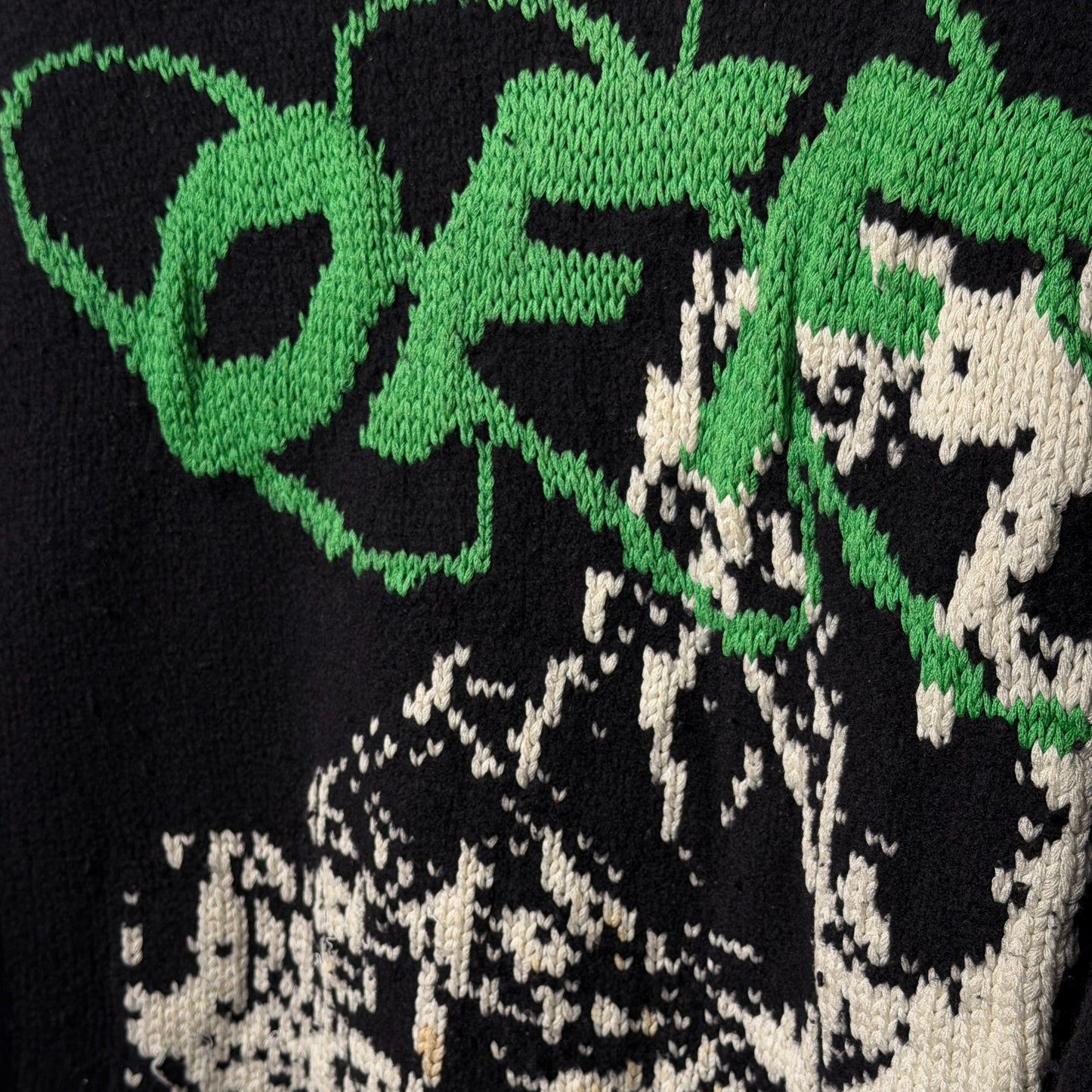 Off White Ruined Factory Knitwear Black