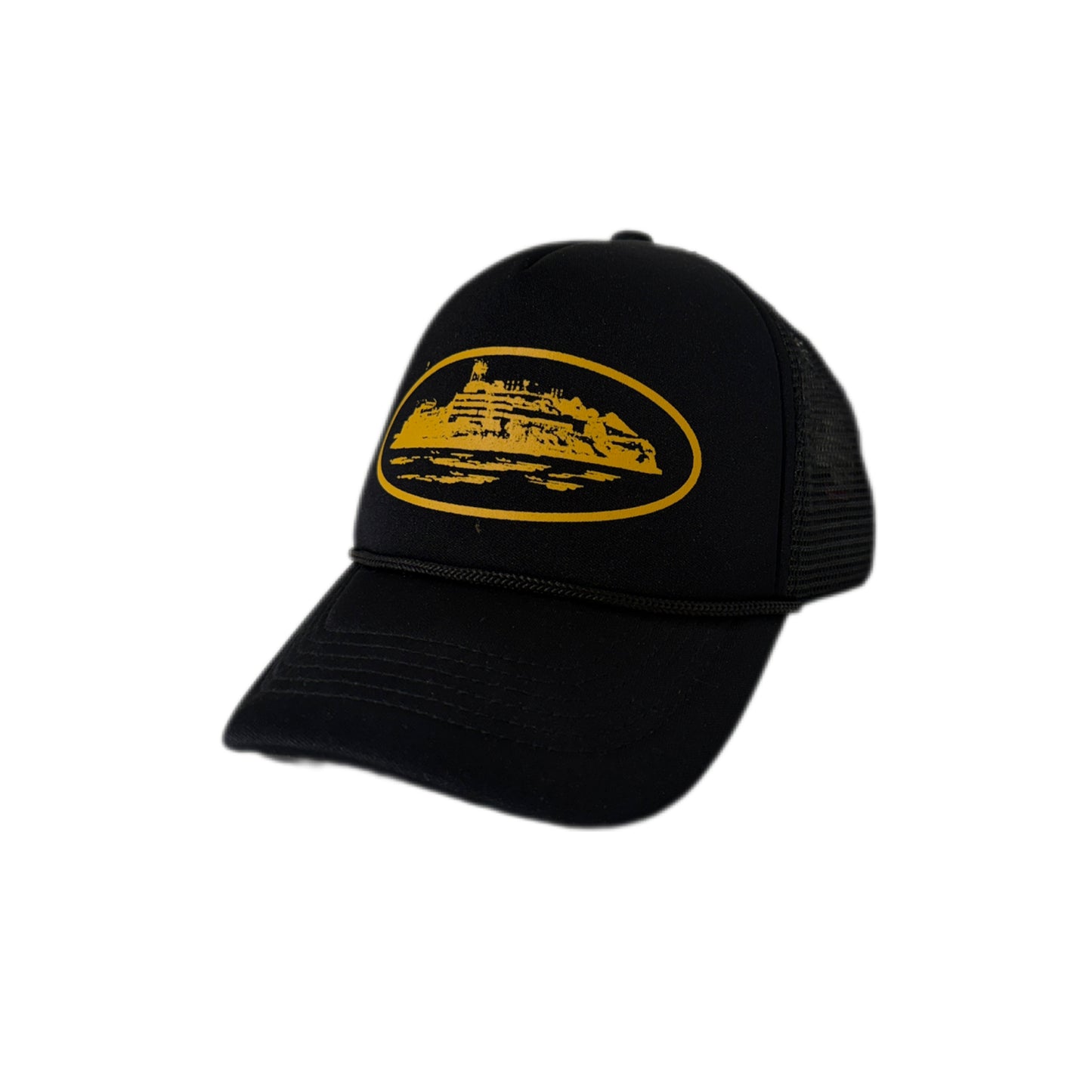 Corteiz Alcatraz Trucker Cap Black