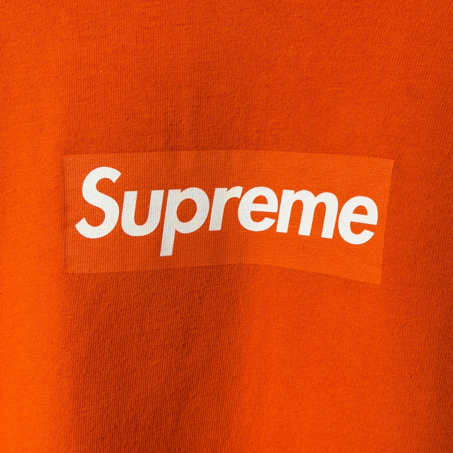 Supreme Box Logo Tee Orange