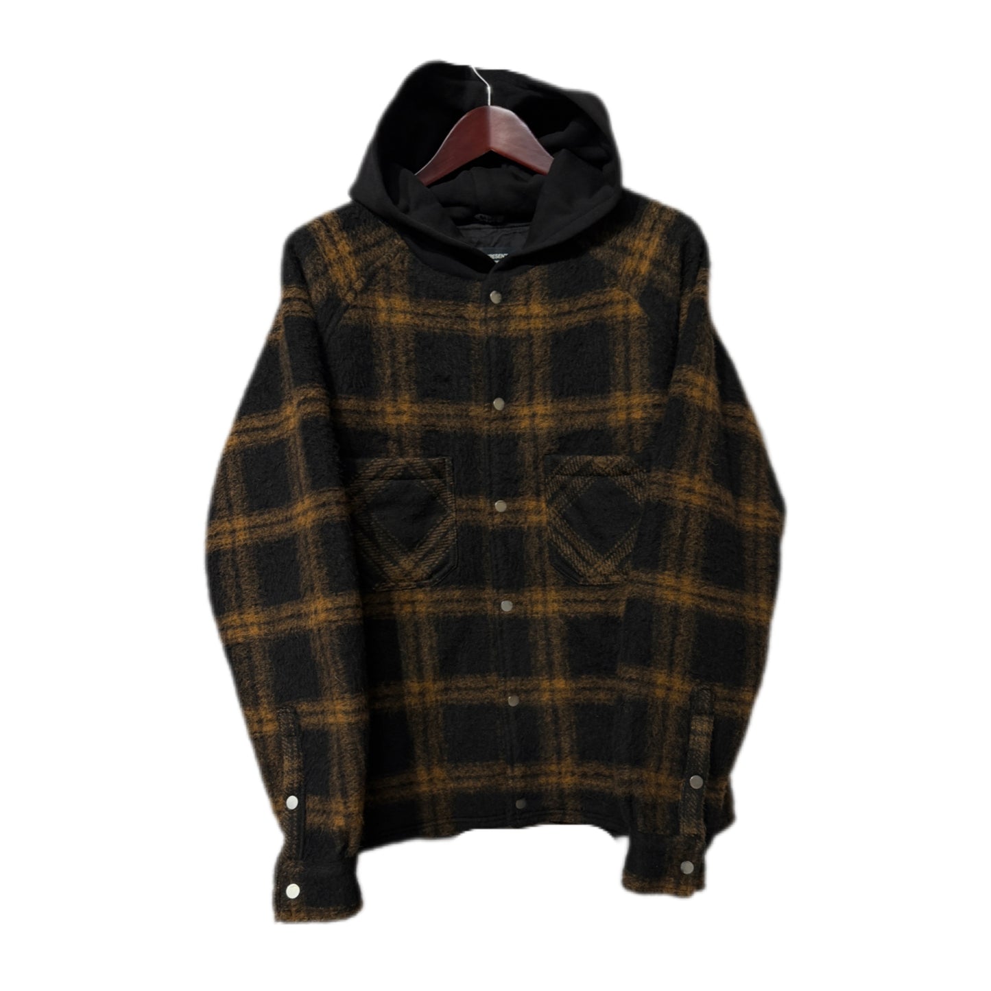 Represent Flannel Jacket Black