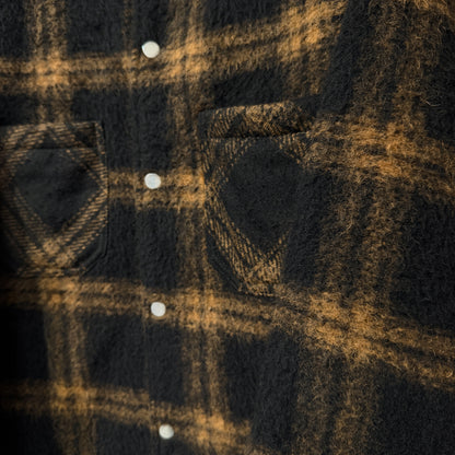 Represent Flannel Jacket Black
