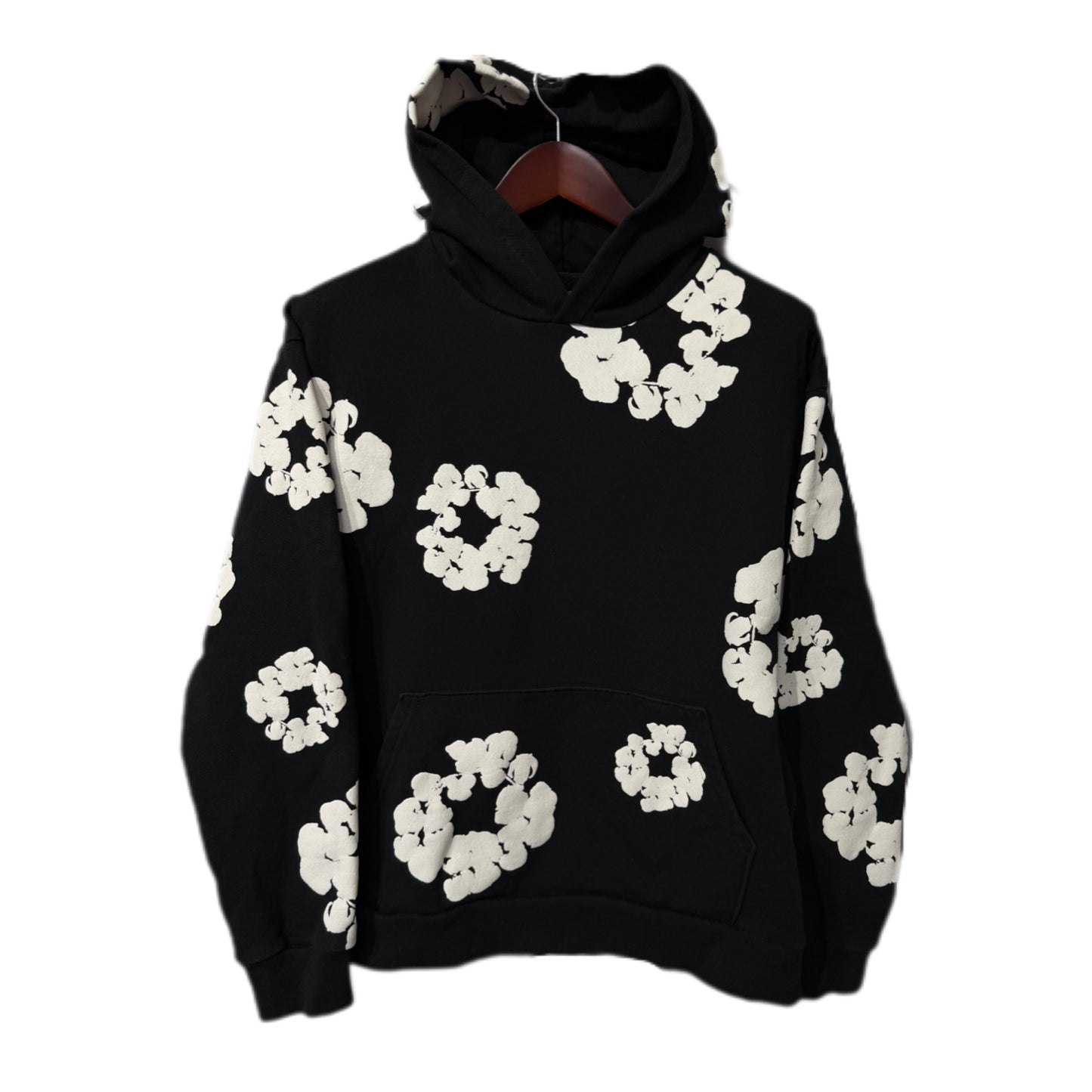 Denim Tears The Cotton Wreath Hoodie Black