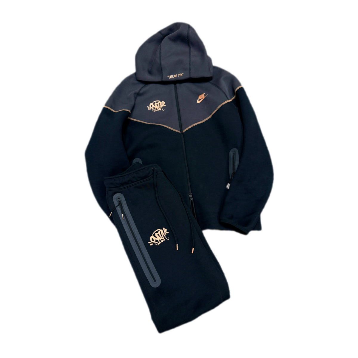 Nike Sportswear x Central Cee Syna World Tech Fleece Black