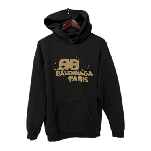 Balenciaga Hand-Drawn BB Icon Hdooie Black