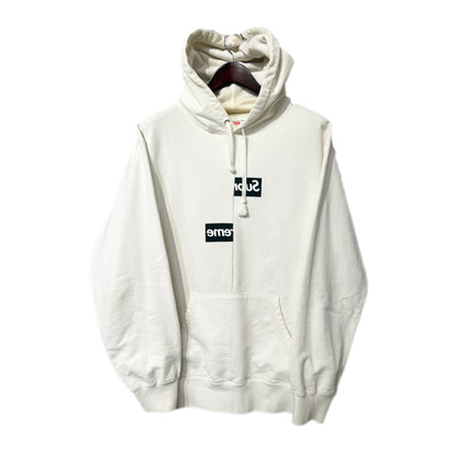 Supreme x Comme des Garçons SHIRT Split Box Logo Hoodie White