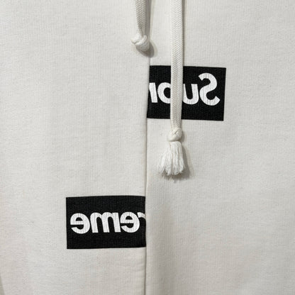 Supreme x Comme des Garçons SHIRT Split Box Logo Hoodie White