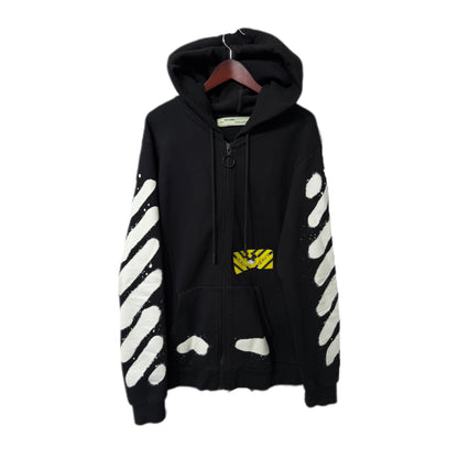 Off-White Heavy Zip Hoodie Black