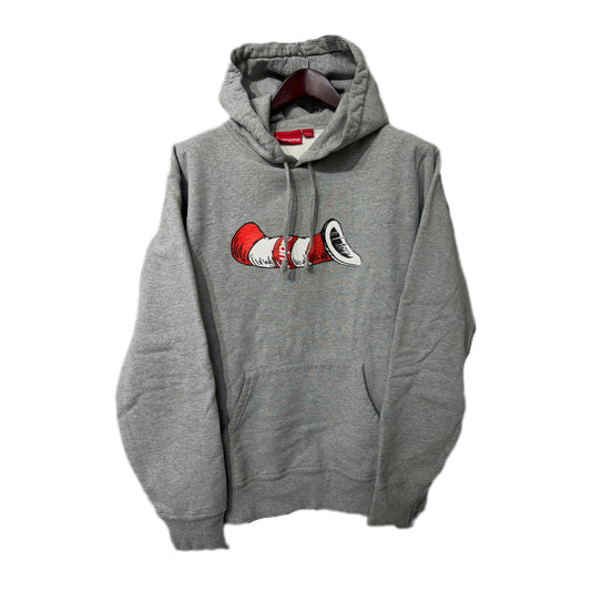 Supreme Cat In The Hat Hoodie Grey