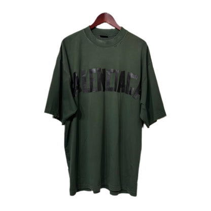Balenciaga Tape Type Tee Army Green