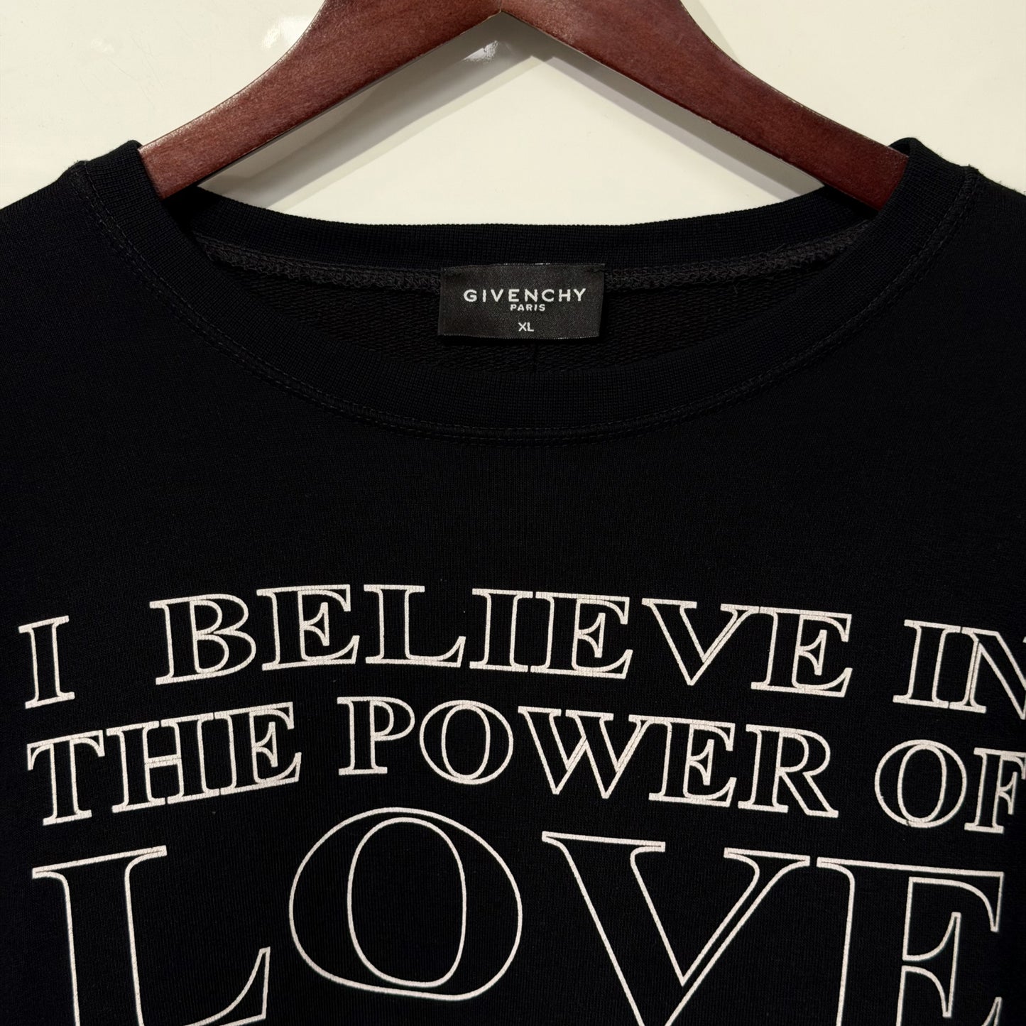 Givenchy Riccardo Tisci Power Of Love Sweatshirt Black