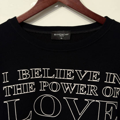 Givenchy Riccardo Tisci Power Of Love Sweatshirt Black